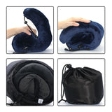 U Shaped Memory Foam Travel Pillow with Massage Function