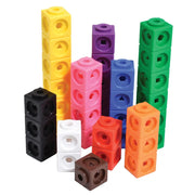 100-Piece Linking Cubes Educational Math Toy Set for Kids