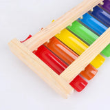 Colorful Wooden 8 Tones Xylophone Musical Instrument Toy for Kids