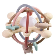 Silicone Teether and Rattle Toy for Babies