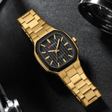 Luxury Polygon Case Quartz Watch